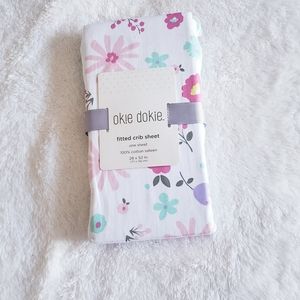 Ok!e dokie fitted crib sheet